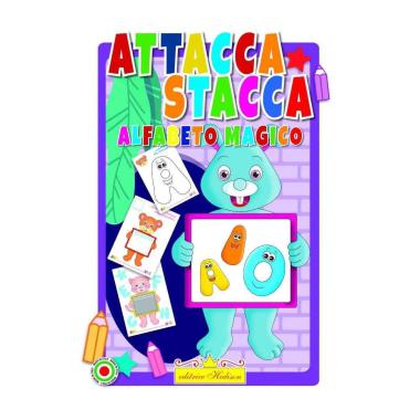 Libro attacca stacca alfabetiere magico