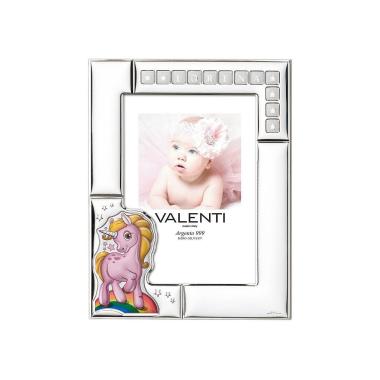Cornice portafoto bimba letterine unicorno 13x18 cm
