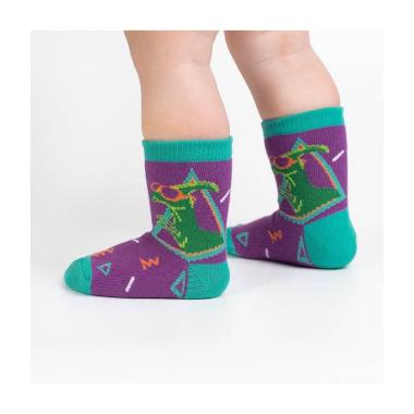Calze regalo neonato al polpaccio jurassic party - sock it to me
