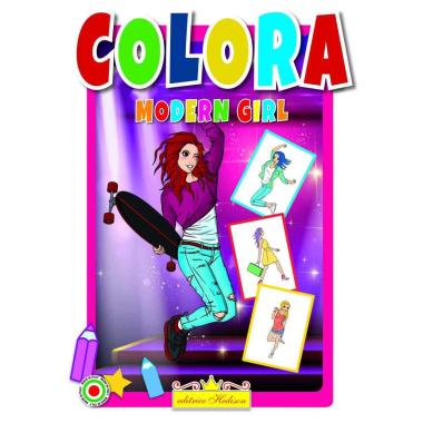 Libro da colorare Modern Girls