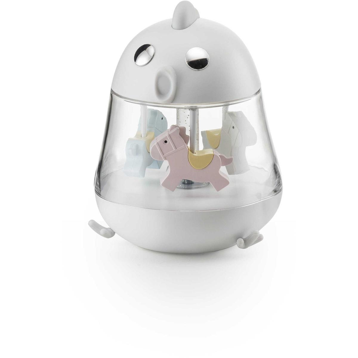 Giostra cavalli con carillon e luce 13 x 12 x h.15,5 cm Valenti