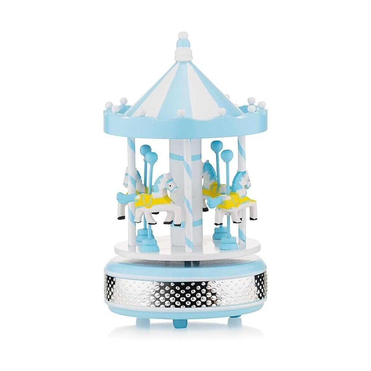 Giostra bimbo con cavalli e carillon
