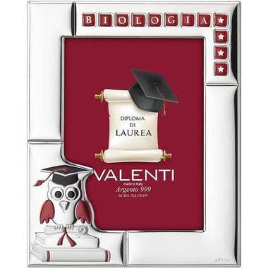 Cornice portafoto gufo laurea con letterine 13x18 cm Valenti