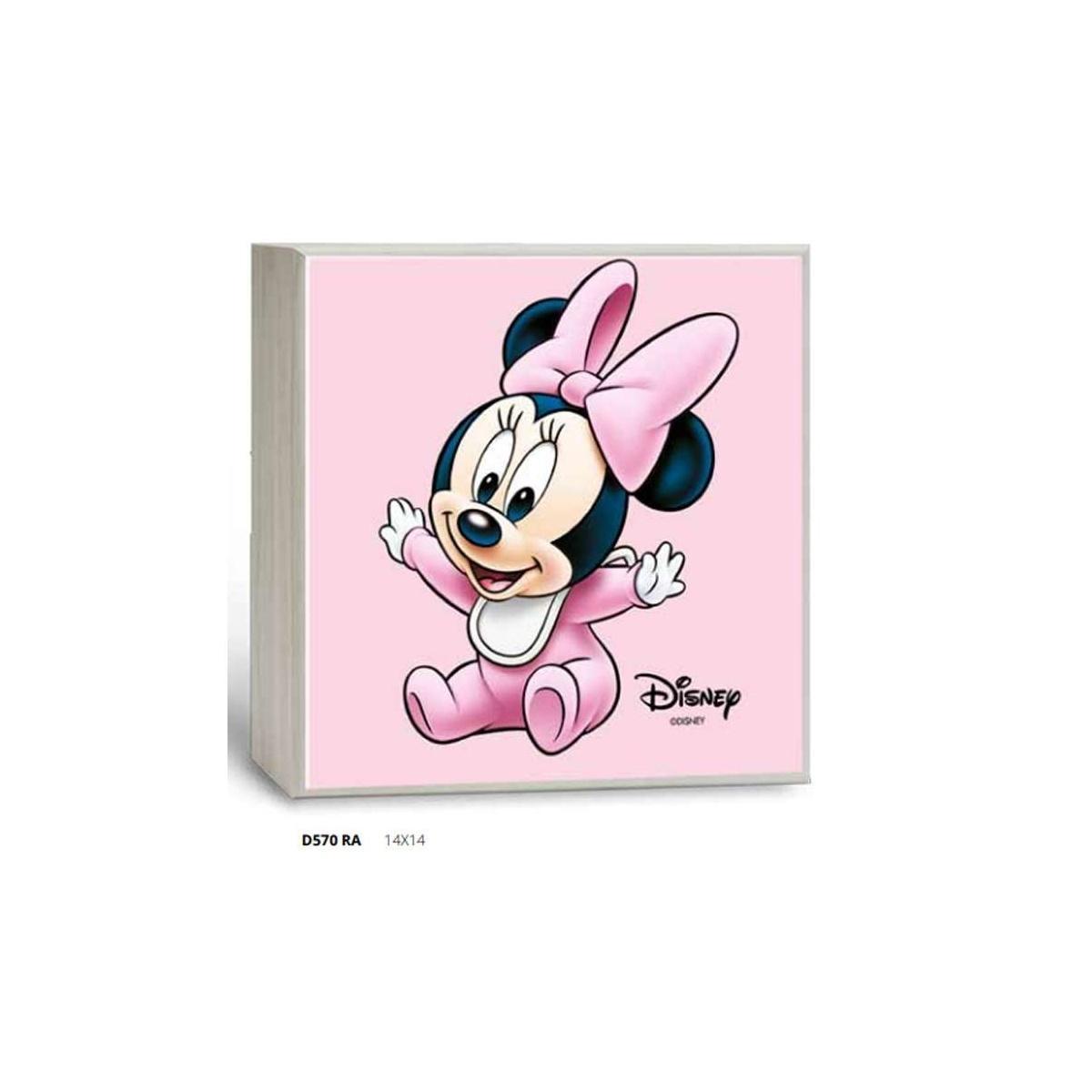 Lampada da comodino baby Minnie 14x14 cm Valenti