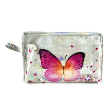 Beauty le kikke effetto metallizzato con farfalla