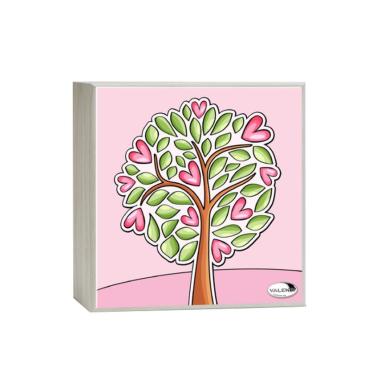 Lampada Bimba 14x14 cm albero rosa Valenti