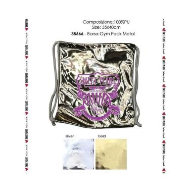 Sacca Gym porta scarpe 100%PU Sweet Years