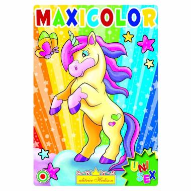 Libro da colorare maxi color Unicorno