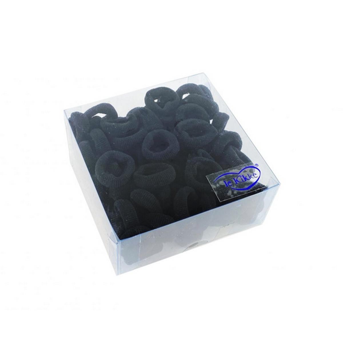 Elastico per capelli nero in box da 100 pezzi