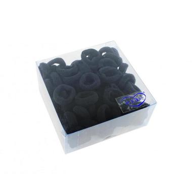 Elastico per capelli nero in box da 100 pezzi