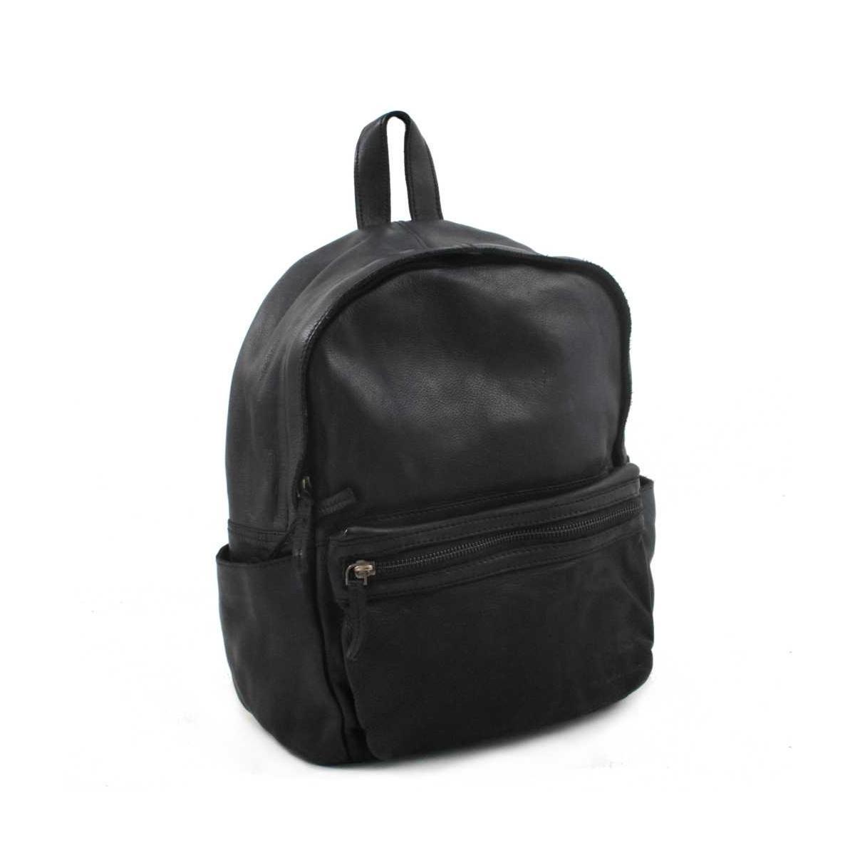 Zaino uomo in pelle con zip Route 66