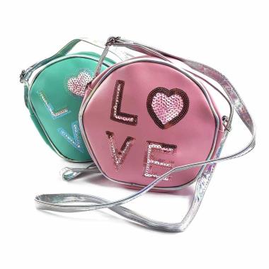 Borsetta tracollina tonda Love Le Kikke