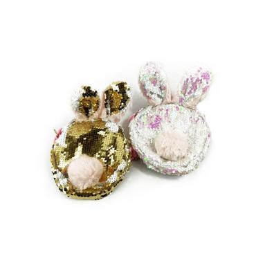Tracollina bimba paillettes Bunny Funny Le Kikke
