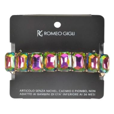 Bracciale donna con pietre rettangolari multicolor RG Romeo Gigli