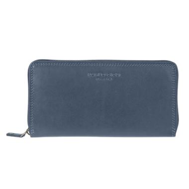 Portafoglio donna in pelle blu linea Tanima Romeo Gigli