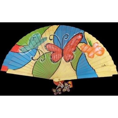 Ventaglio stampa farfalle