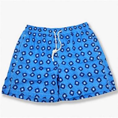 Costume da bagno uomo in poliestere fantasia quadrati Solo Soprani