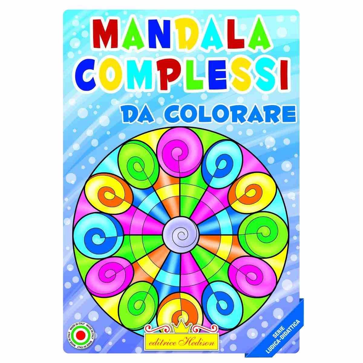 Libro da colorare Mandala complessi