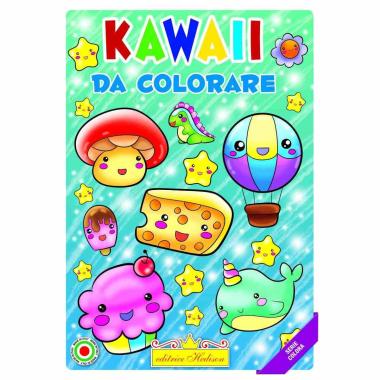 Libro da colorare Kawaii