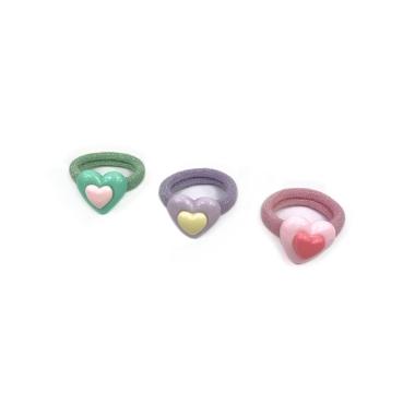 Elastico per capelli doppio cuore Le Kikke