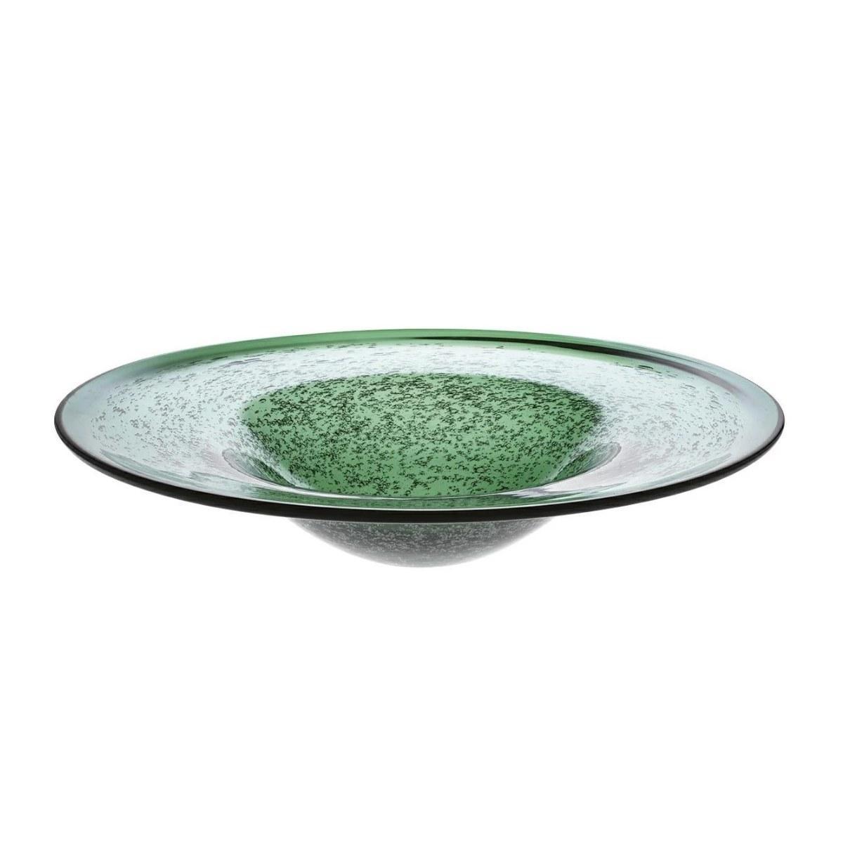 Centrotavola piccolo Ikigai verde 1294 36,5x6 cm