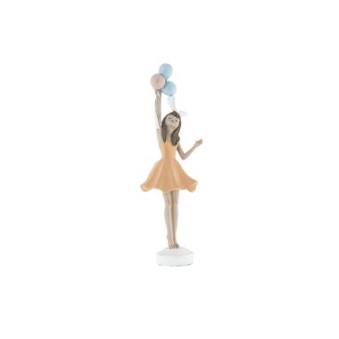 Scultura poliresina Gardenia Dolls 82235 13,8x13,5x43 cm