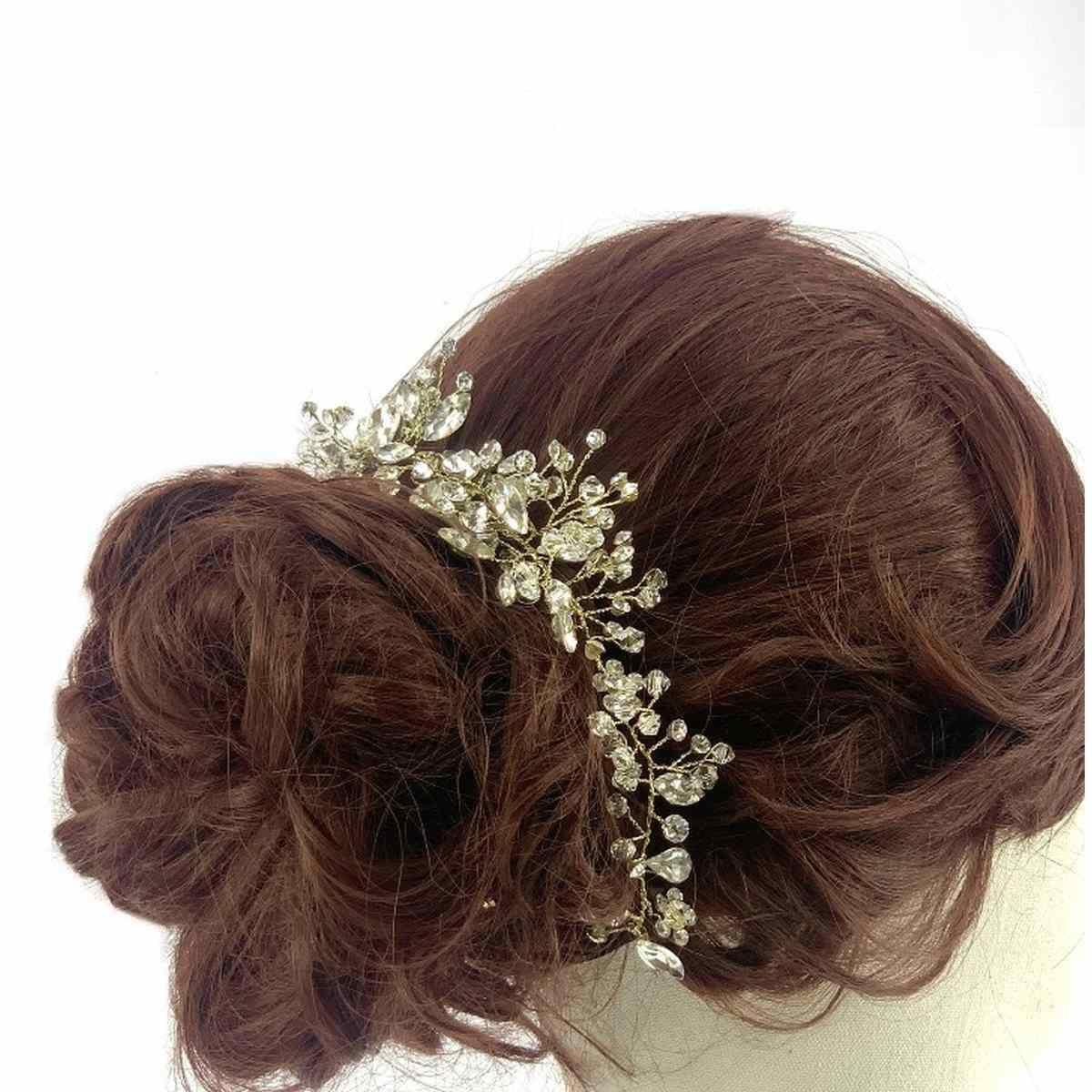Fermagli acconciatura sposa C63