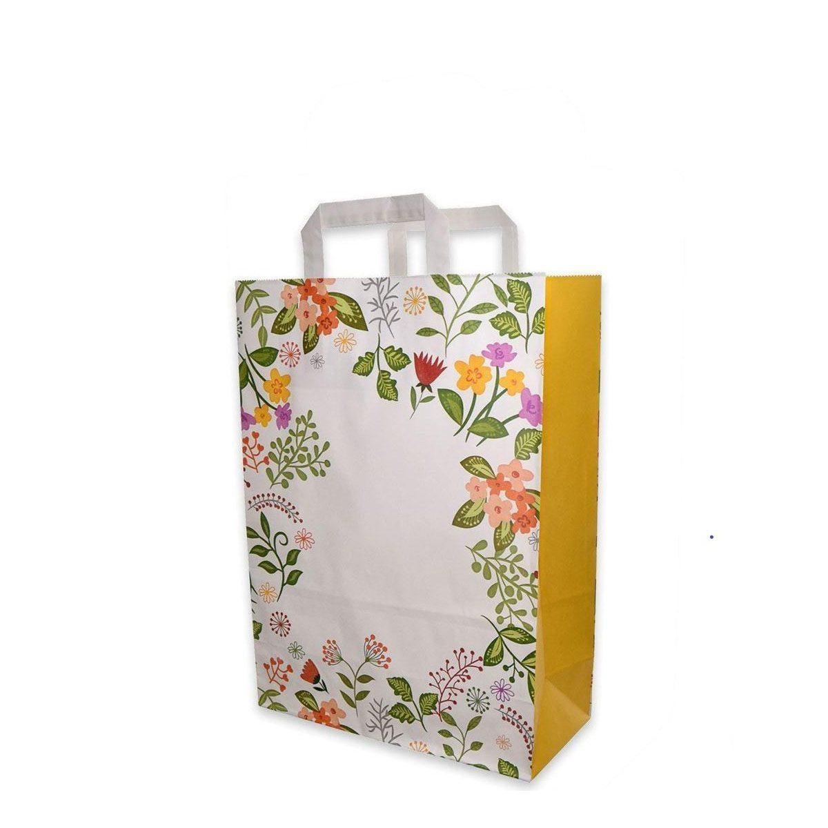 Shopper in carta h.24 x l.18 x p.8 cm fantasia summer