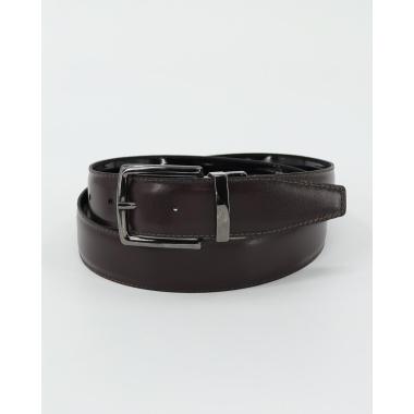 Cintura uomo double face in pelle Roncato