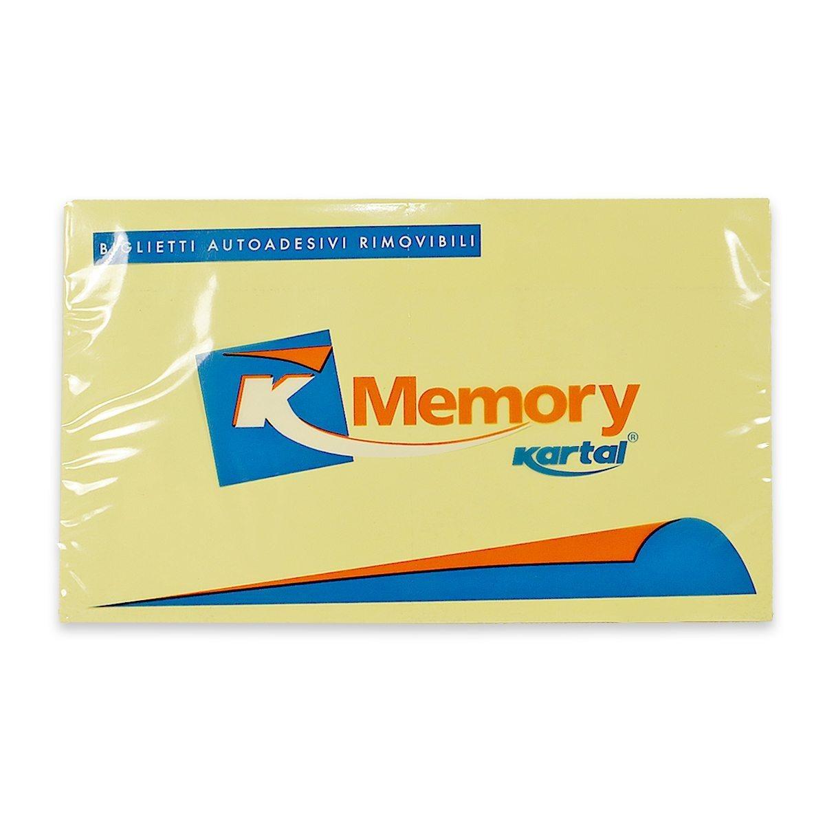 PROMEMORY 75 X 127 mm.giallo pastello