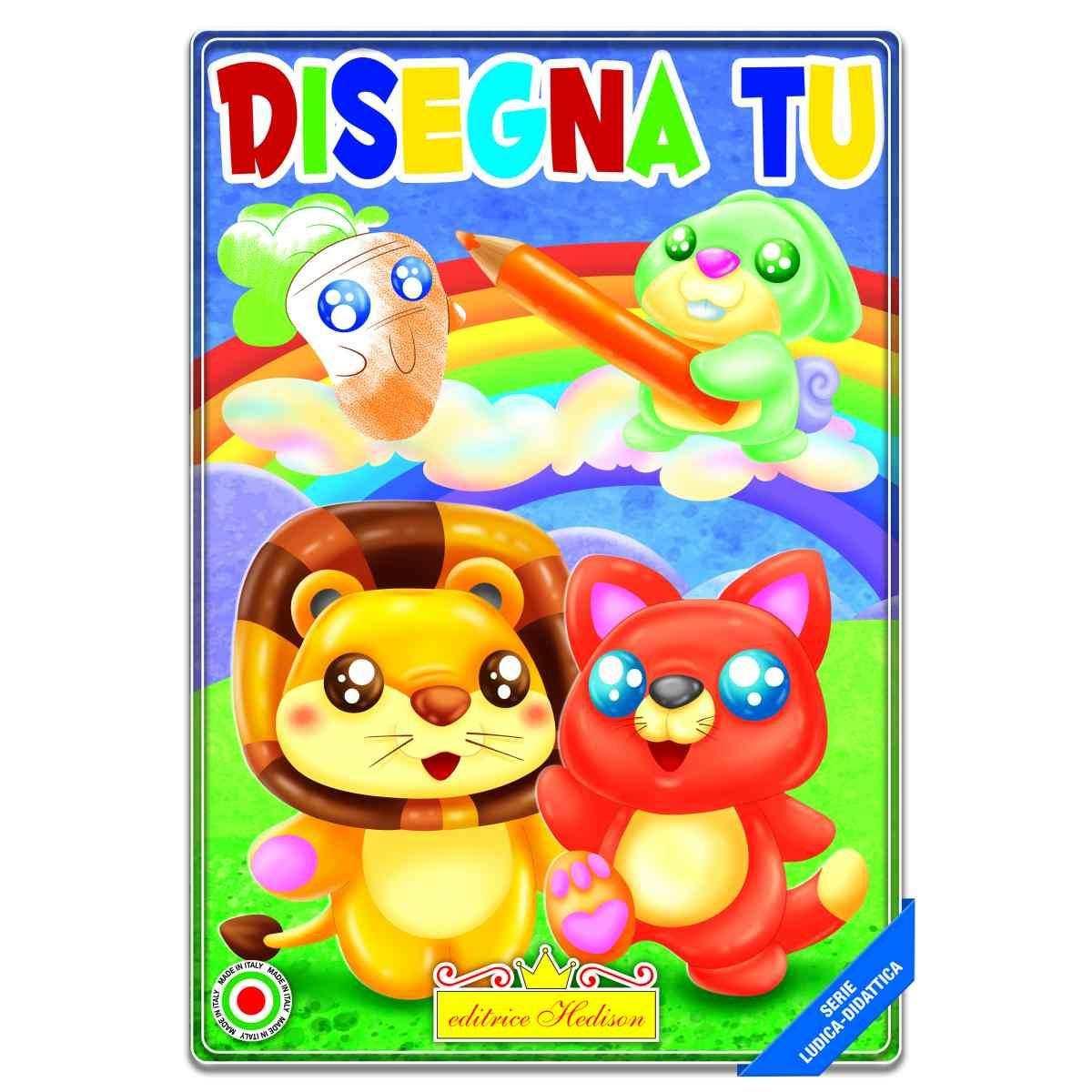 Libro da colorare disegna tu serie didattica