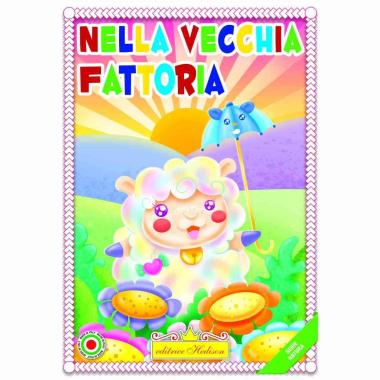 Libro da colorare nella vecchia fattoria serie natura