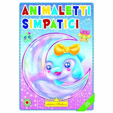 Libro da colorare animaletti simpatici serie colora