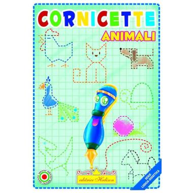 Libro da colorare disegna e colora cornicette animali serie ludica didattica