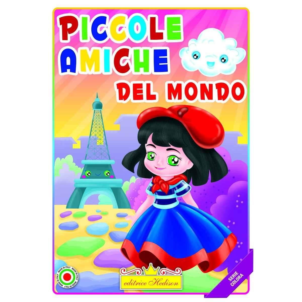 Libro piccole amiche del mondo - serie colora
