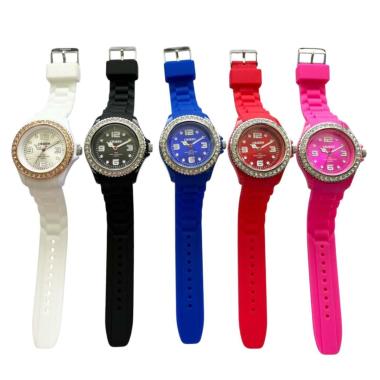 Orologio da polso con strass El Charro