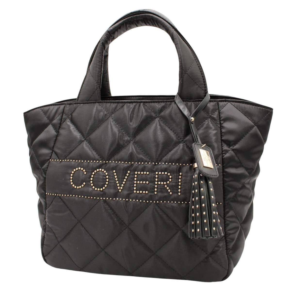 Borsa donna shopping tessuto trapuntato linea Overton Enrico Coveri