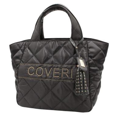Borsa donna shopping tessuto trapuntato linea Overton Enrico Coveri