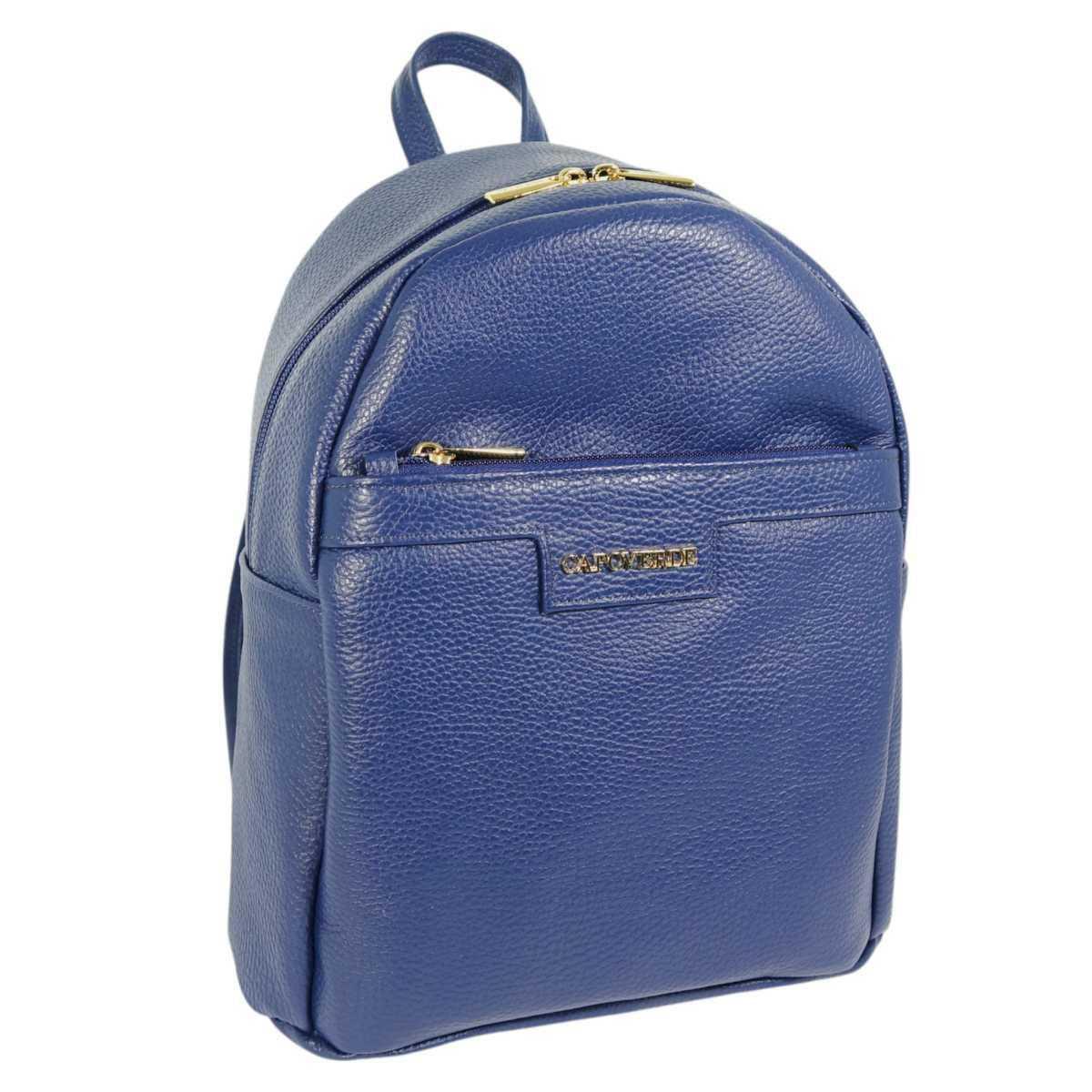 Zaino donna in vera pelle Made in Italy Capoverde