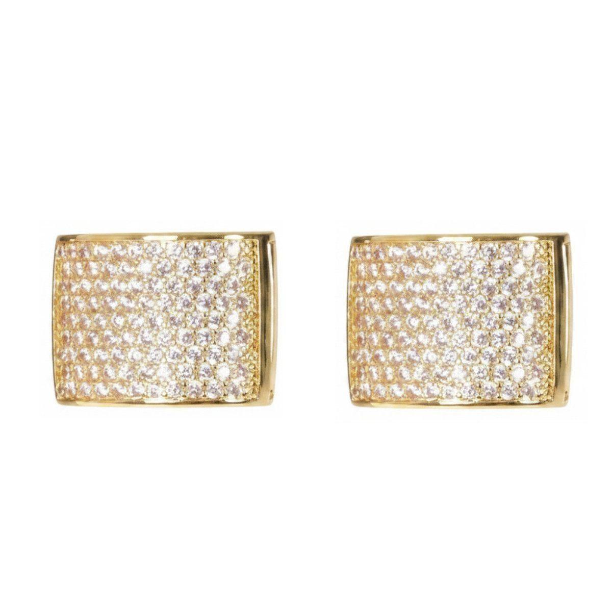Orecchini donna dorati con brillantini Romeo Gigli