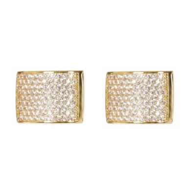 Orecchini donna dorati con brillantini Romeo Gigli