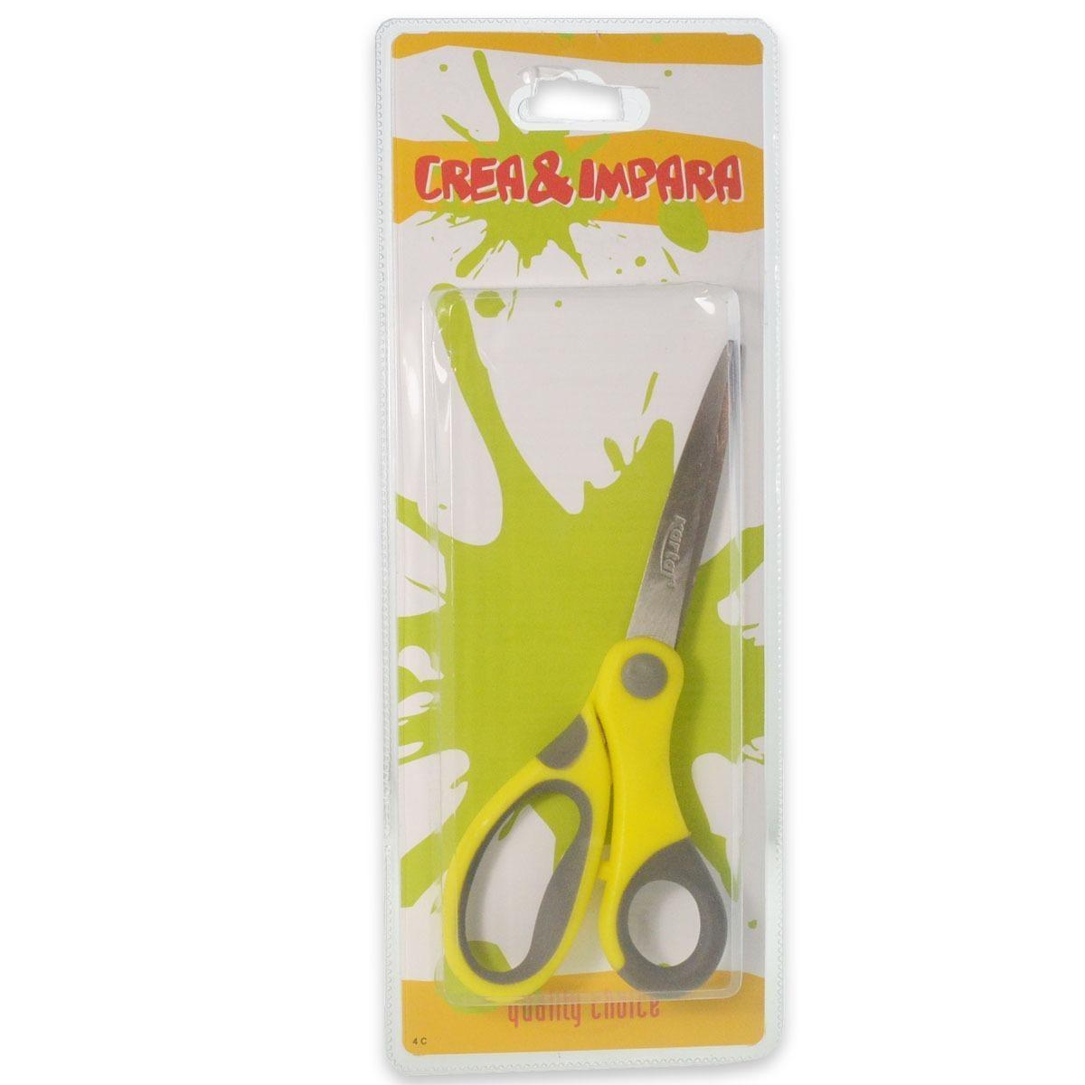 Blister forbice impugnatura morbida 21 cm.