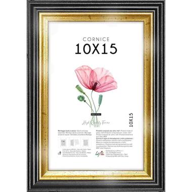 Cornice portafoto black gold 10x15 cm Lupia