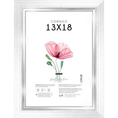 Cornice portafoto White Silver 13x18 cm Lupia