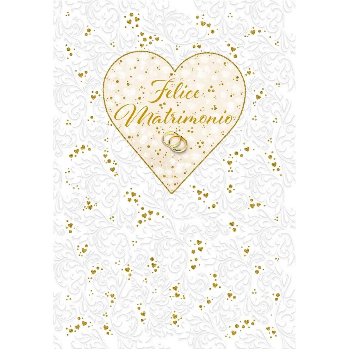 Biglietto auguri felice matrimonio
