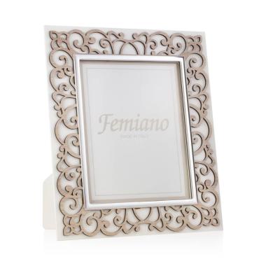 Cornice portafoto Damasco legno Olmo 18x24 cm