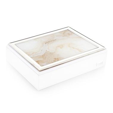 Portagioie verde botticino 20x25 cm