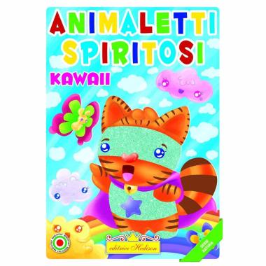Libro da colorare  animaletti spiritosi kawaii serie natura