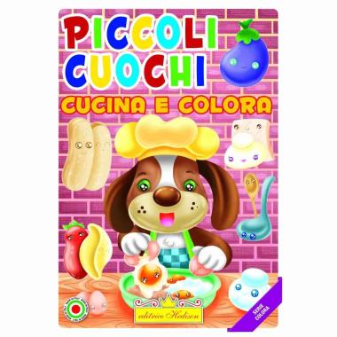 Libro da colorare  piccoli cuochi serie colora
