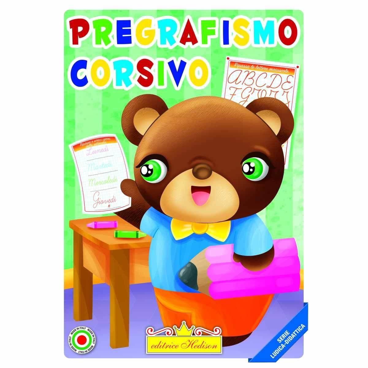 Libro pregrafismo corsivo serie ludica - didattica